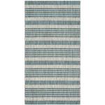 Tapis Wilshire Fibres synthétiques - Cachemire / Bleu pétrole - 120 x 180 cm