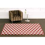 Tapis Zick&Zack Rouge - 160 x 225 cm