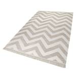 Teppich Zig-Zag (handgewebt) Mischgewebe - Creme / Beige - 130 x 190 cm