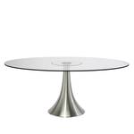 Table Grande Possibilita 180 x 120 cm Argenté - Verre - Métal - 180 x 75 x 120 cm