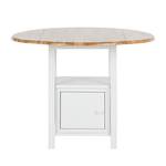 Tafel Nolan massief hout - wit