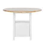 Tafel Nolan massief hout - wit