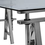 Table Pintor Acier inoxydable / Verre argenté