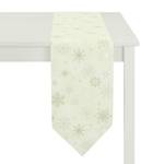 Tischband Spitz Christmas Elegance Beige - Textil - 24 x 175 cm