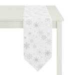 Tischband Spitz Christmas Elegance Weiß - Textil - 24 x 175 cm