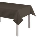 Nappe Cotton Panama Marron / Marron café - 130 x 180 cm