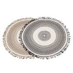 Nappes Mahankal (set de 2) Coton - Beige / Noir