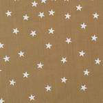 Tischdecke Sterne Baumwolle - Taupe/Weiß