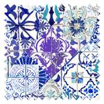 Nappe Summer Garden III Bleu - 95 x 95 cm