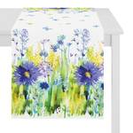 Chemin de table Blumenwiese Aquarell Bleu