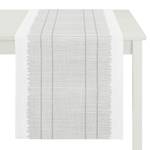 Chemin de table Deda Tissu - Blanc