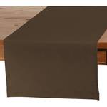 Chemin de table Cotton Panama Marron / Marron café