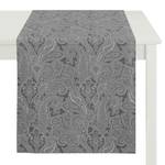 Chemin de table Joseni Tissu - Gris argenté