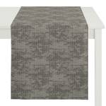 Chemin de table Lanrodec Tissu - Couleur expresso / Beige chaud