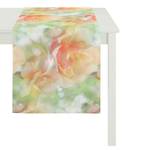 Chemin de table Springtime III Vert / Orange