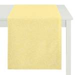 Chemin de table Uni Paisley Tissu - Jaune maïs