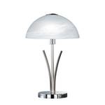 Lampe de bureau Brava, albâtre Nickel mat / Chrome