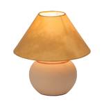 Lampada da tavolo Alfaro BX Ceramica/Tessuto Marrone 1 luce