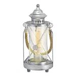 Lampe Bradford Verre / Acier - 1 ampoule - Argenté