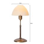 Lampada da tavolo Burgundy 1 luce Ottone brunito