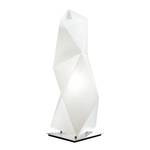 Tischleuchte Diamond 1-flammig Weiß Opalflex