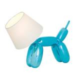 Lampada da tavolo Doggy Blu/Bianco A 1 luce