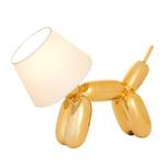 Tafellamp Doggy goudkleurig/wit - 1 lichtbron
