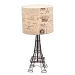Tafellamp Eiffel Tower geweven stof/metaal - 1 lichtbron