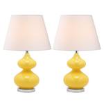 Lampes de table Eva (lot de 2) Jaune