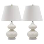 Lampes de table Eva (lot de 2) Blanc