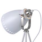 Tafellamp Eva Shine I staal - 1 lichtbron - Wit