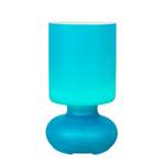 Tafellamp Fuerte blauw glas 1 lichtbron