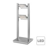 LED-Tischleuchte Futura Metall/ Glas Silber