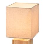Lampe Ilona Cube Tissu / Pin massif - 1 ampoule