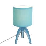 Lampadaire Kalodas Matériau synthétique / Tissu Bleu 1 ampoule