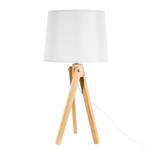 Lampe Legno Frêne massif / Tissu - 1 ampoule