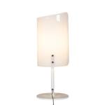 Tafellamp Papiro glas/metaal - wit - 1 lichtbron