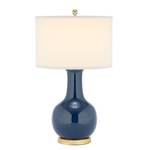 Lampe Paris Blanc / Bleu roi