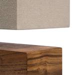 Luce da tavolo Rectangular Wood Nature Cotone/Legno di acacia