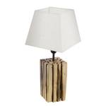 Lampe Ribadeo Tissu / Peuplier massif - 1 ampoule