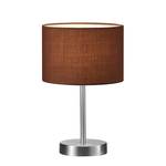 Lampadaire Kalodas Nickel 1 ampoule Marron