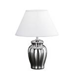 Lampe Simon HN Céramique / Textile Argenté 1 ampoule