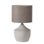 Lampe Tulla Coton / Béton - 1 ampoule - Gris