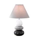 Lampe de bureau Balon Céramique - Gris / Blanc