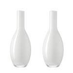 Vase de table Beauty Lot de 2 - 18 cm - blanc