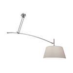 Pendelleuchte Toledo Beige - Silber - 154 x 95 cm