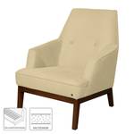 Fauteuil Cozy geweven stof - Warm beige - Zonder hocker