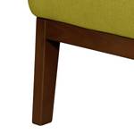 Fauteuil Cozy geweven stof - Pistache groen - Zonder hocker