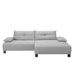 Ecksofa Cushion Shift Webstoff Stoff TBO: 29 moody grey - Longchair davorstehend rechts
