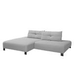 Ecksofa Cushion Shift Webstoff Stoff TBO: 29 moody grey - Longchair davorstehend links